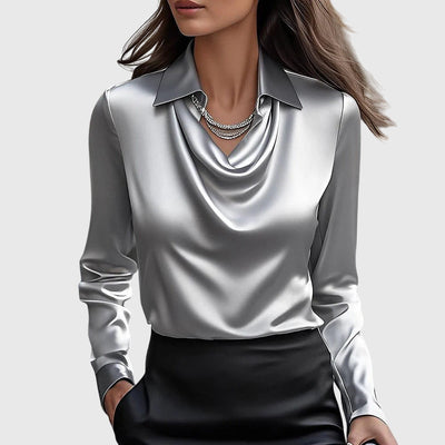 Brooklyn™ | Elegant satin blouse