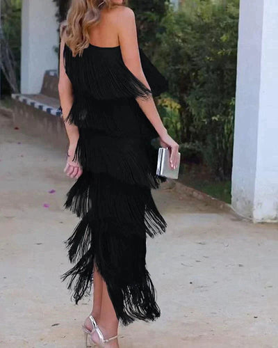 Valeria™ | Boho Dress with Fringes