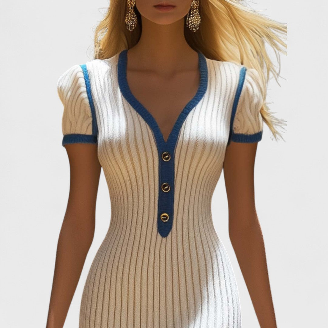 Ellena - Elegant midi dress with mermaid skirt