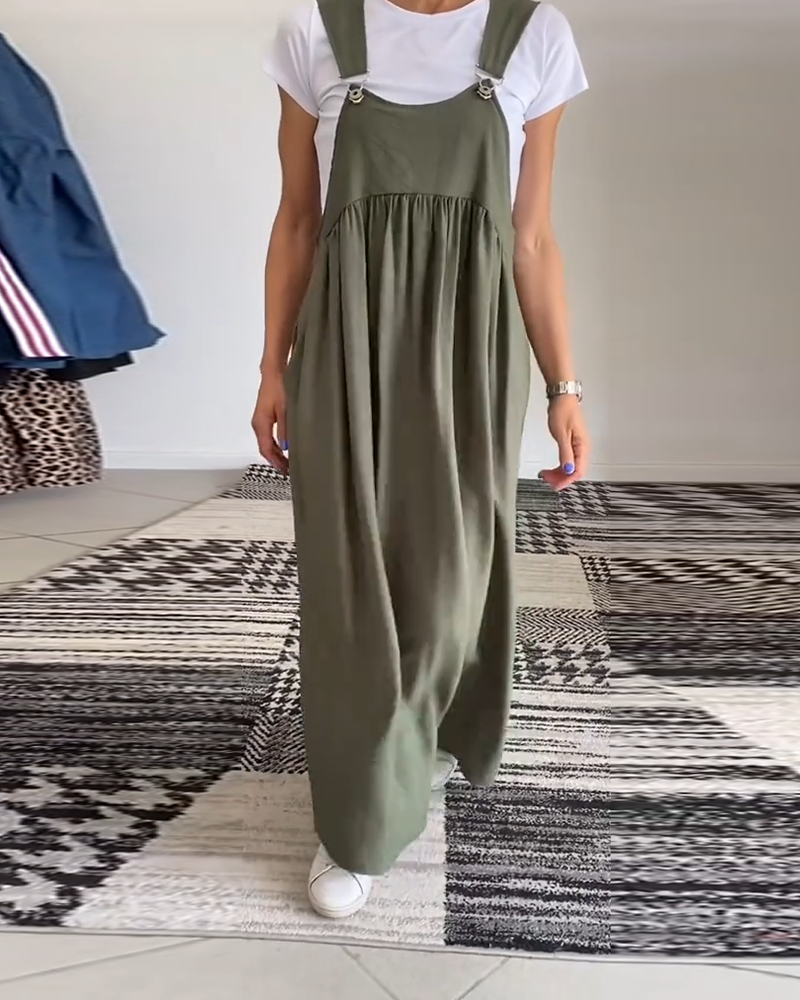Alice | Casual dress with solid color straps