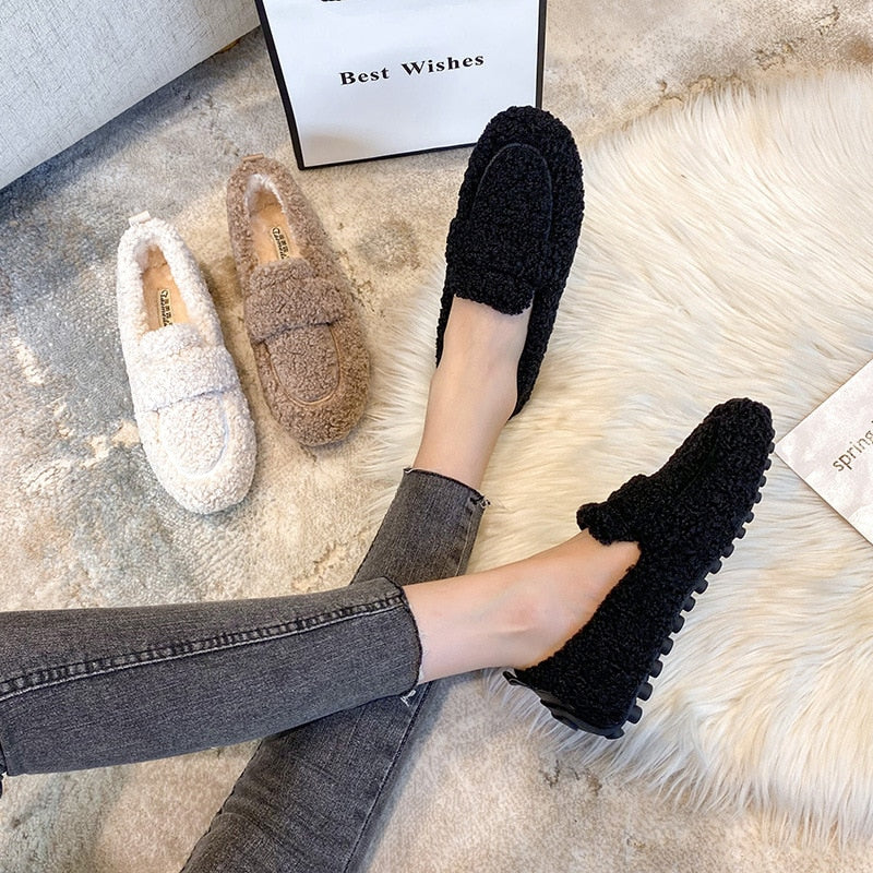 Solenne | Warm loafers with a stylish design