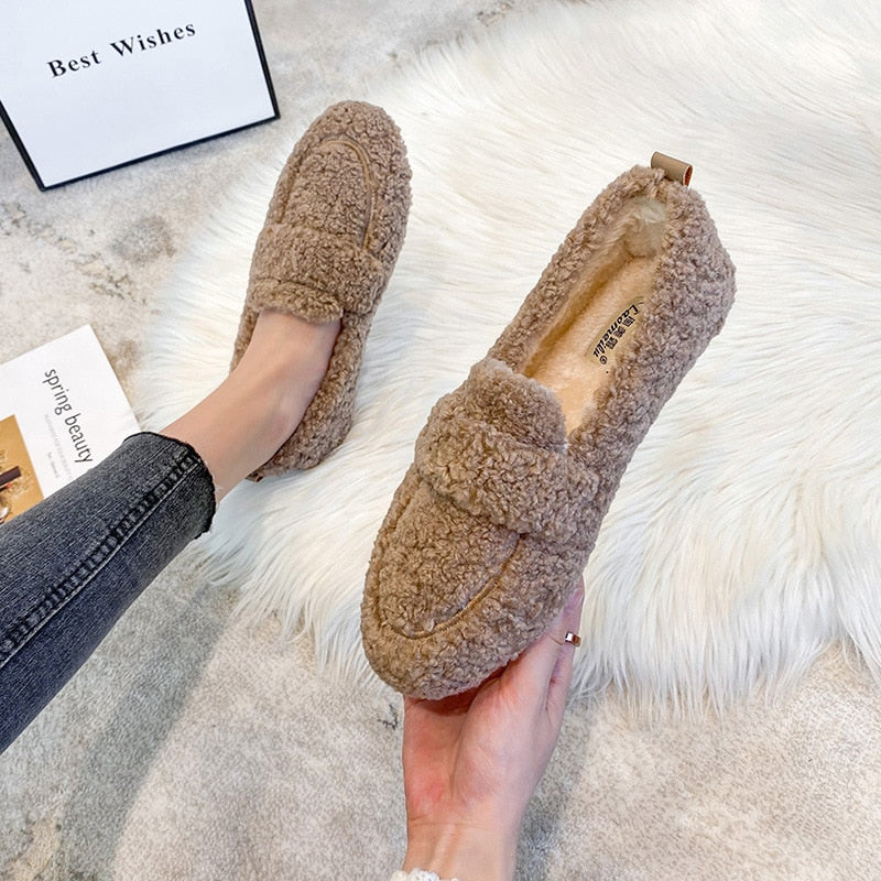Solenne | Warm loafers with a stylish design