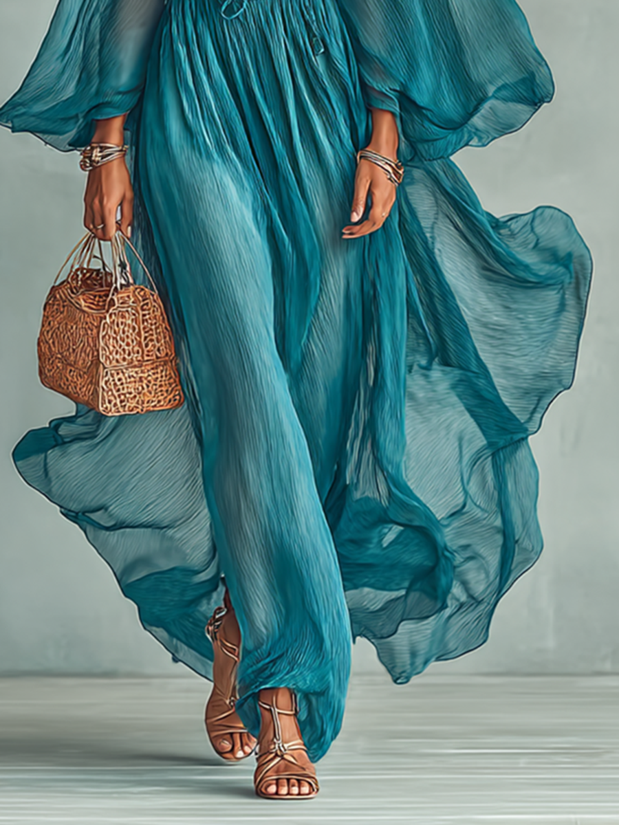 Maxi Chiffon Dress