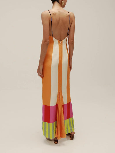 Paloma – Colorful Striped Maxi Dress