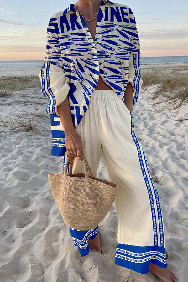 Claudine | Lightweight and sophisticated women's set for summer days