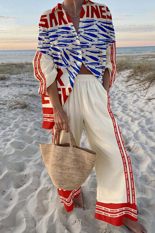 Claudine | Lightweight and sophisticated women's set for summer days