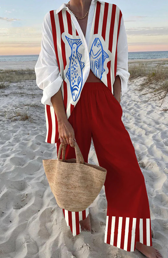 Claudine | Lightweight and sophisticated women's set for summer days