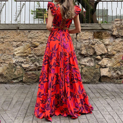 Leonor - Versatile Floral Maxi Dress