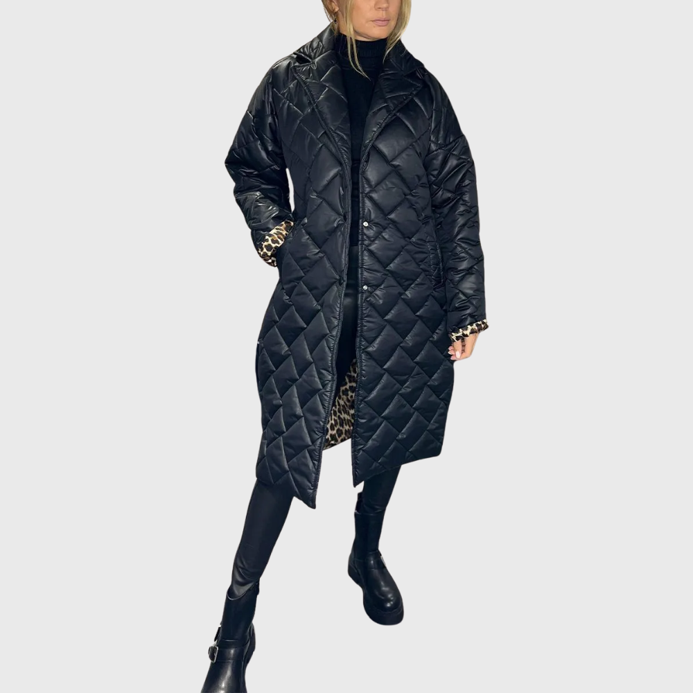 Reversible quilted coat