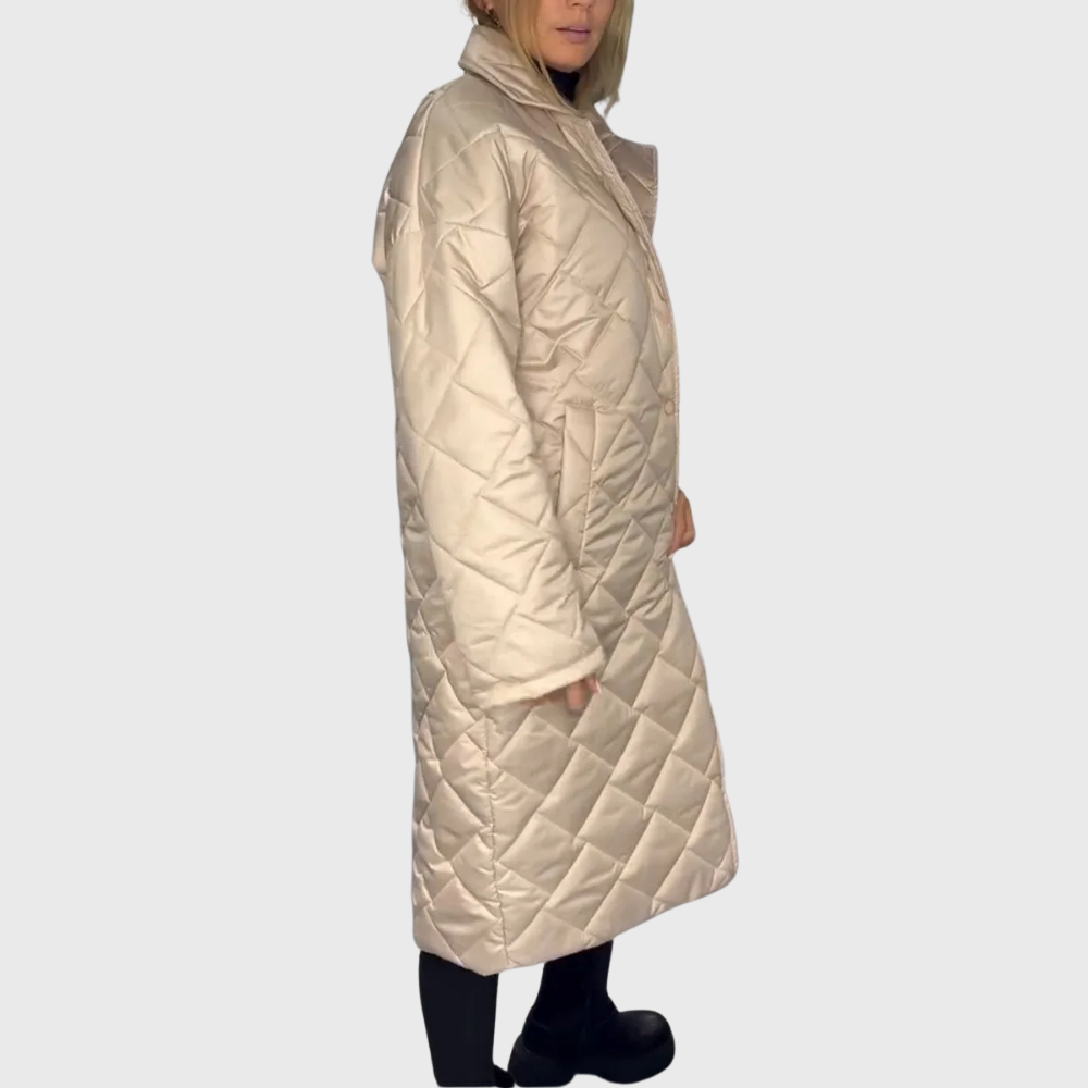 Reversible quilted coat