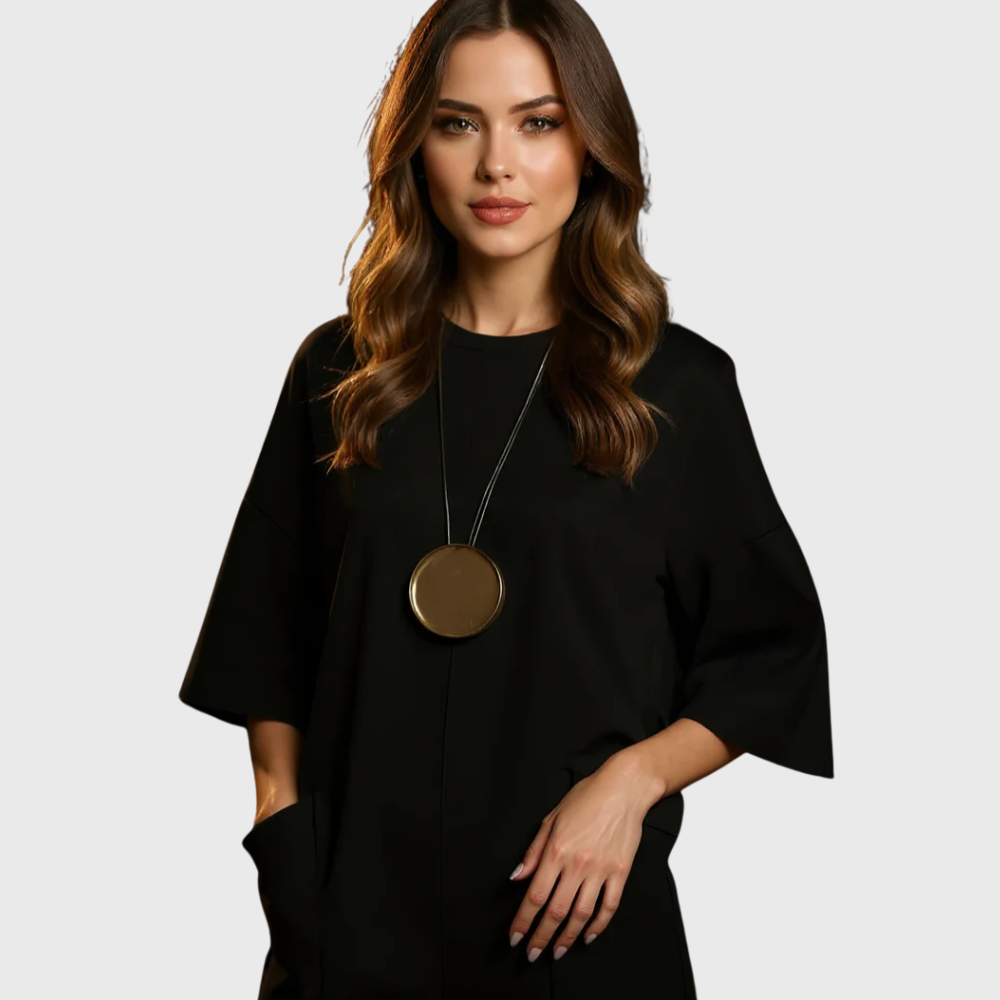 Rosa María - Elegant Short Sleeve Jumpsuit