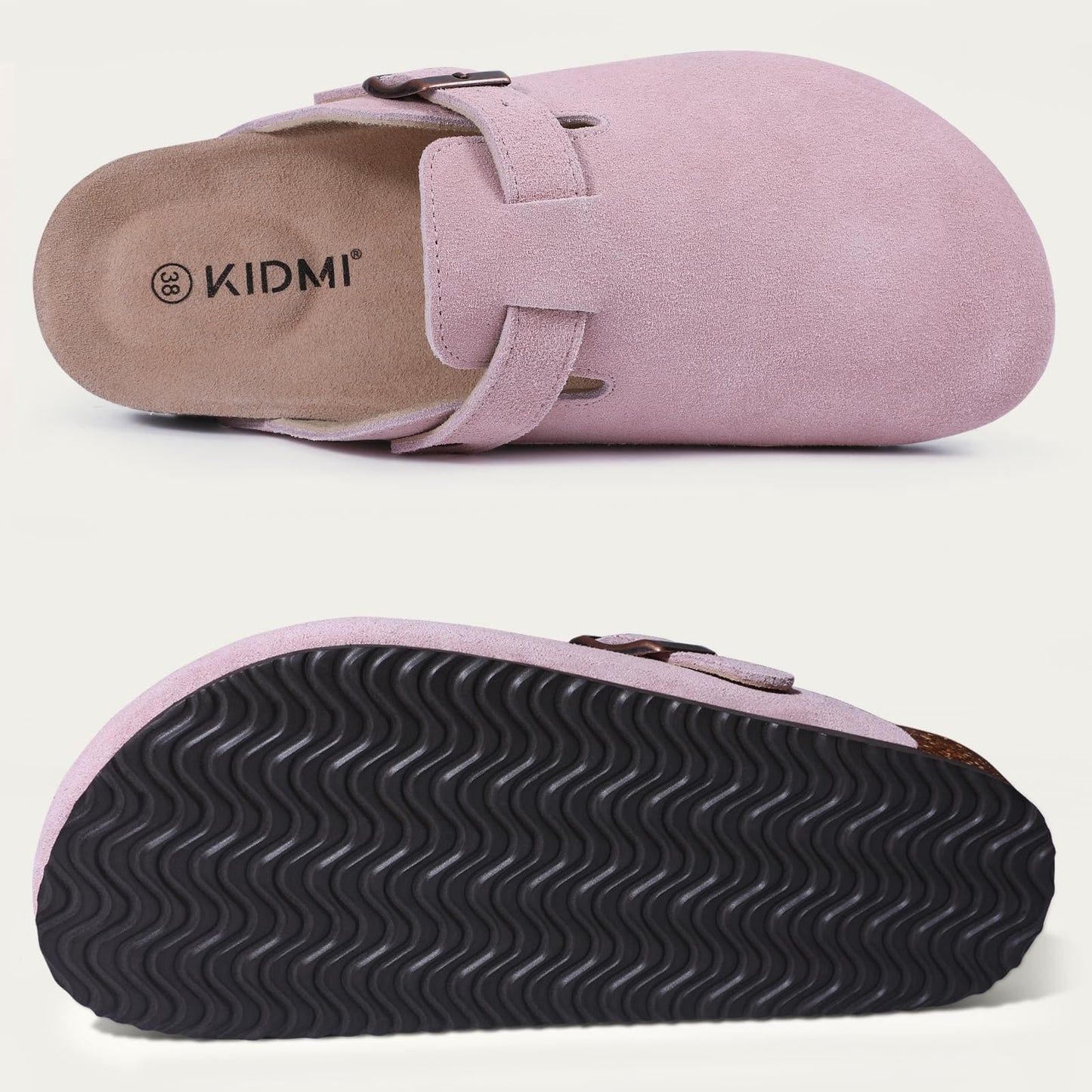 Kidmi - Unisex Ergonomic Non-Slip Suede Clogs