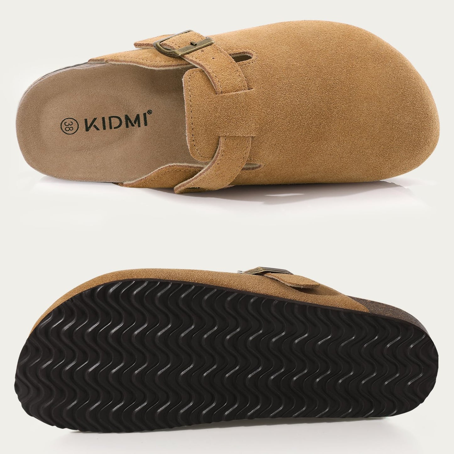 Kidmi - Unisex Ergonomic Non-Slip Suede Clogs