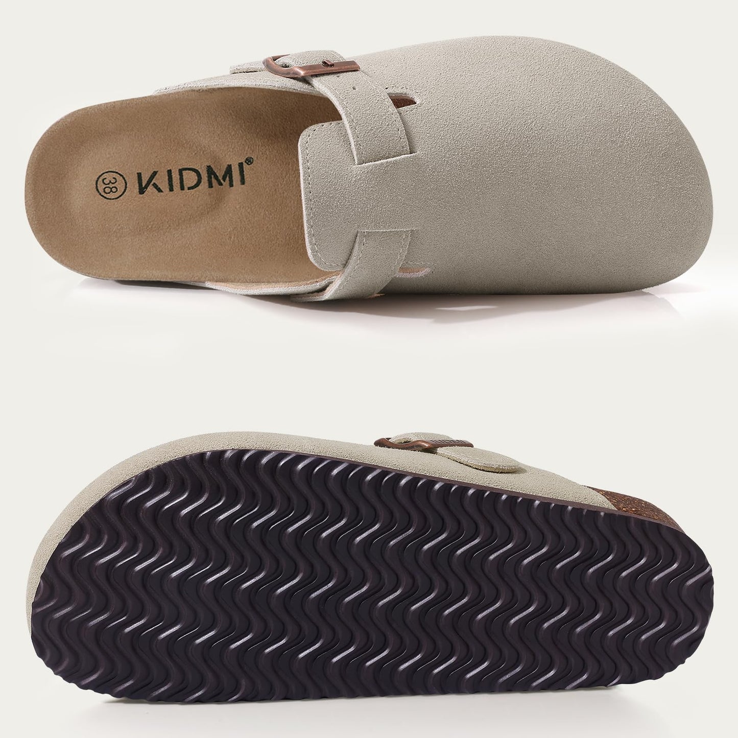 Kidmi - Unisex Ergonomic Non-Slip Suede Clogs