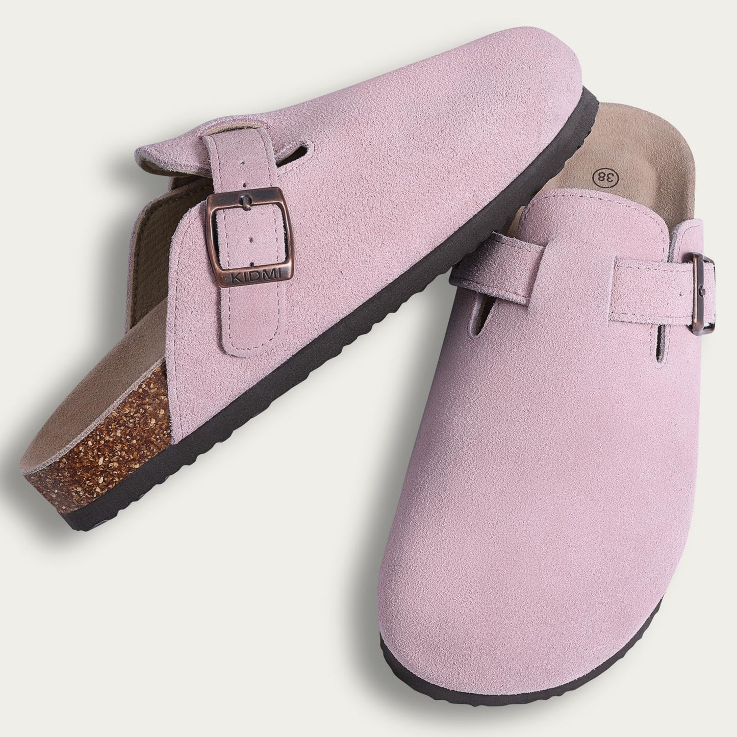 Kidmi - Unisex Ergonomic Non-Slip Suede Clogs