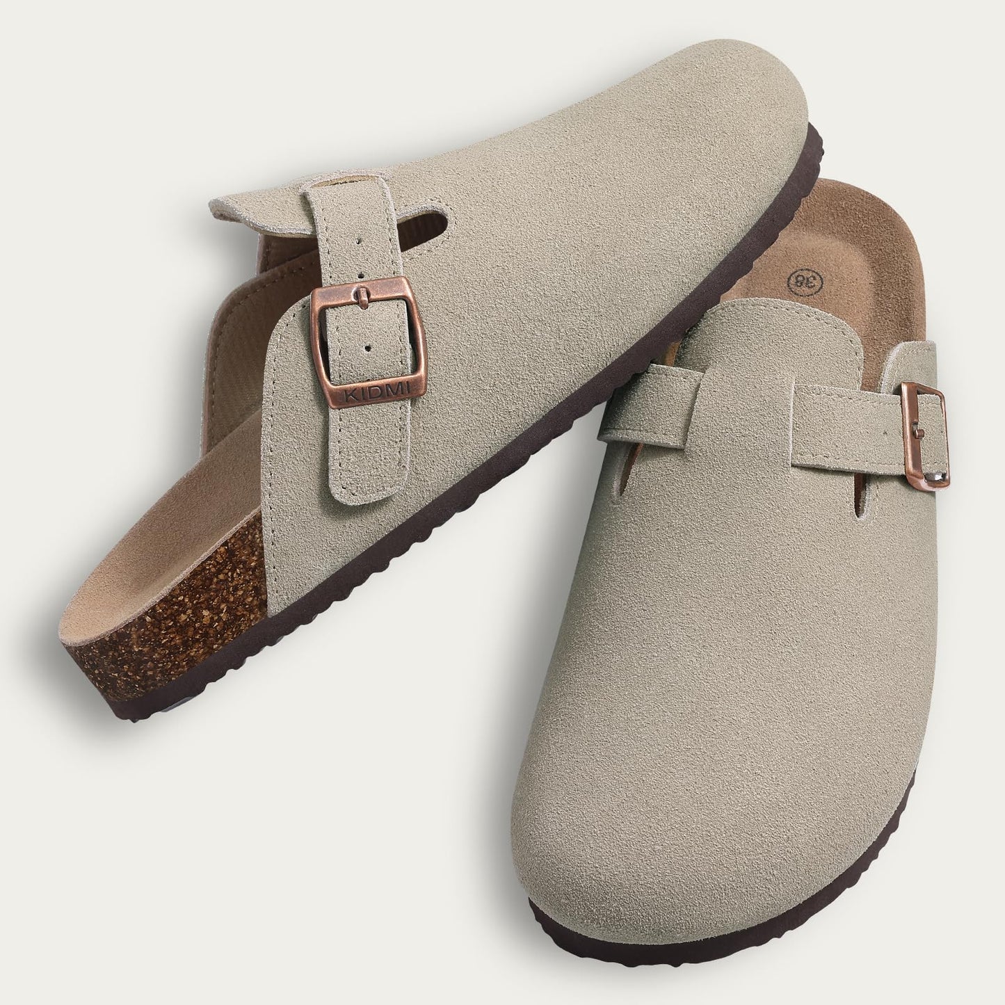 Kidmi - Unisex Ergonomic Non-Slip Suede Clogs