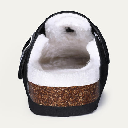 Kidmi - Unisex Suede Clogs with Fleece Lining