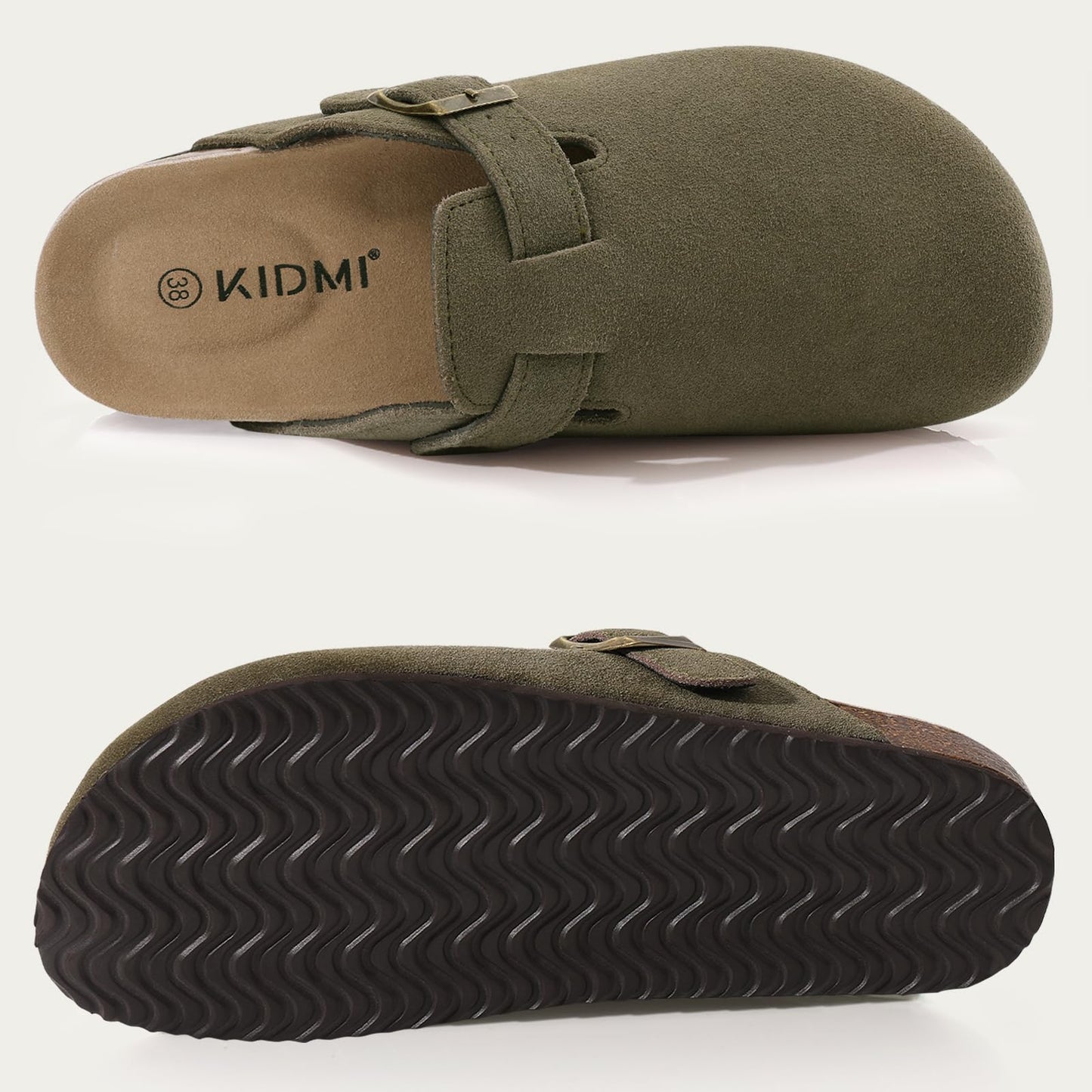 Kidmi - Unisex Ergonomic Non-Slip Suede Clogs