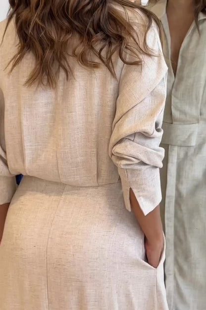 Valéria | Maxi dress with V-neck