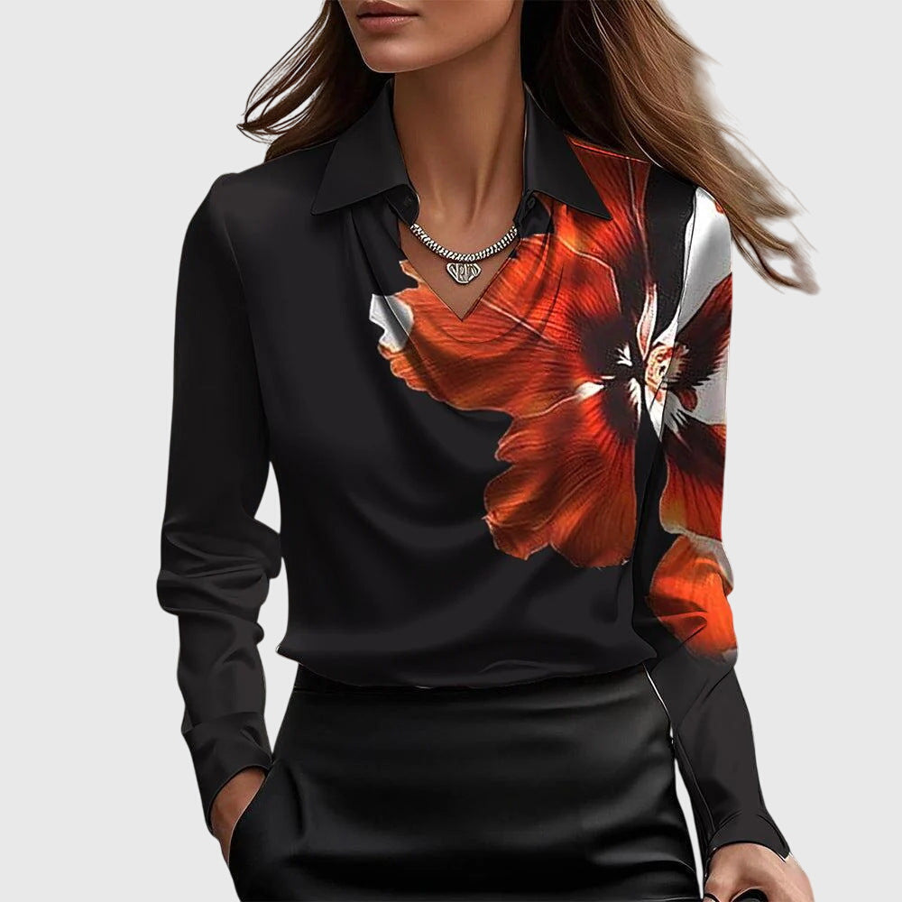 Brooklyn™ | Elegant satin blouse