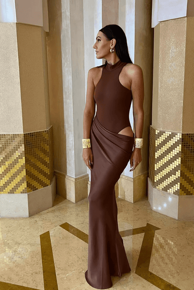 Faye | Asymmetrical Maxi Dress