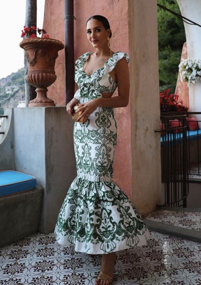 Haven | Ruffled Maxi Dress