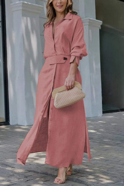 Jeanette | V-neck maxi dress