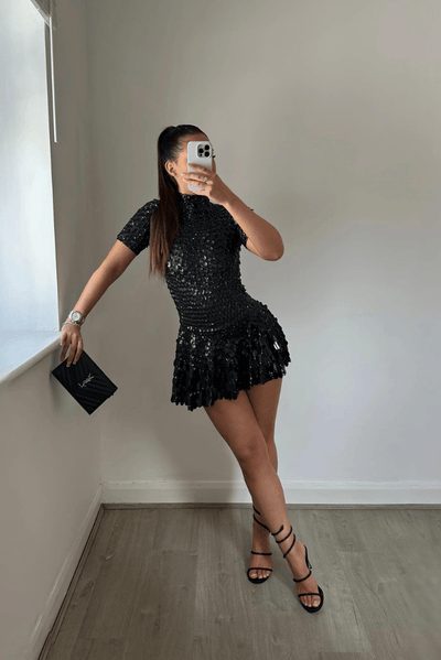 Lennie | High Neck Mini Dress
