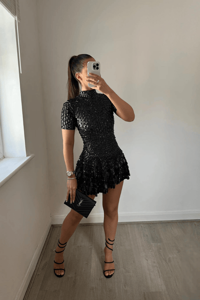 Lennie | High Neck Mini Dress
