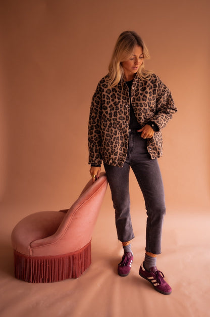 Charlene – Trendy leopard jacket