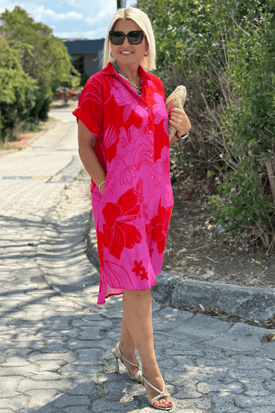 Naomi – Summer dress with floral print