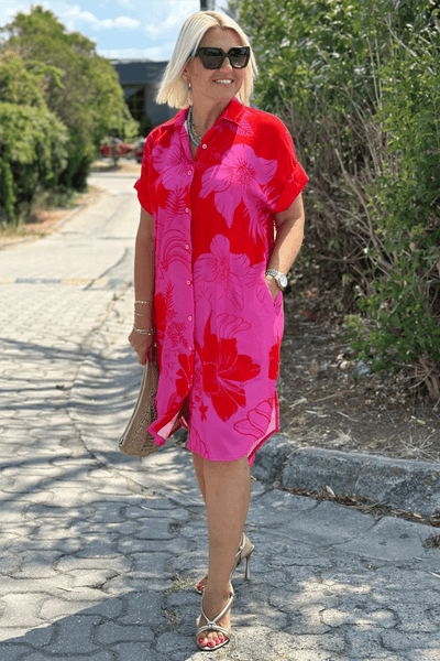 Naomi – Summer dress with floral print