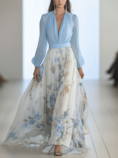 Tess™ | Floral Print Maxi Dress