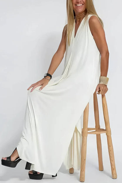 Ava | Elegant long dress + cardigan