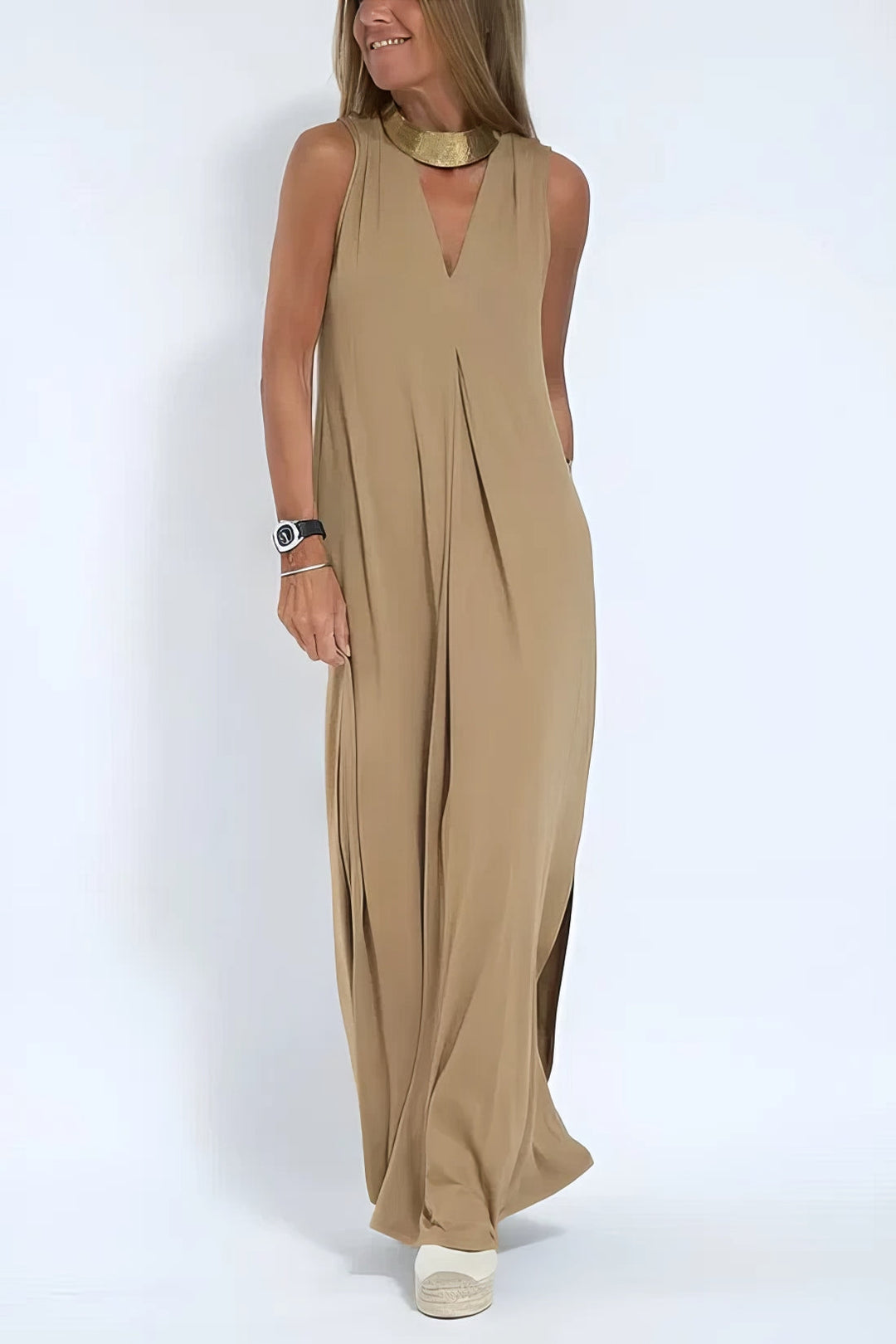Ava™ | Elegant long dress + cardigan