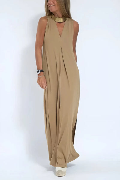 Ava™ | Elegant long dress + cardigan