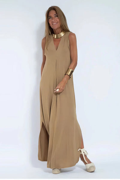 Ava™ | Elegant long dress + cardigan