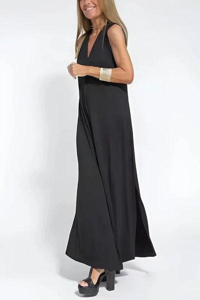 Ava™ | Elegant long dress + cardigan